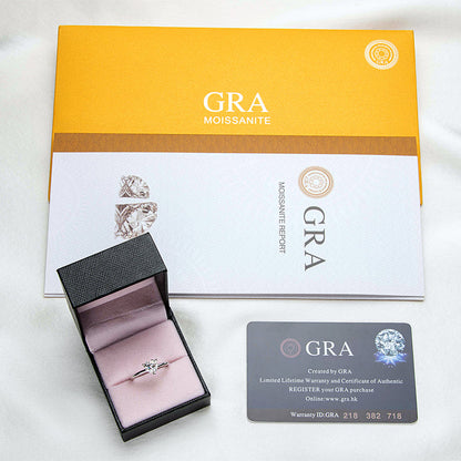 Polaris Heart Solitaire Ring