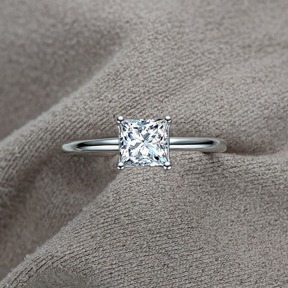Polaris Princess Moissanite Ring