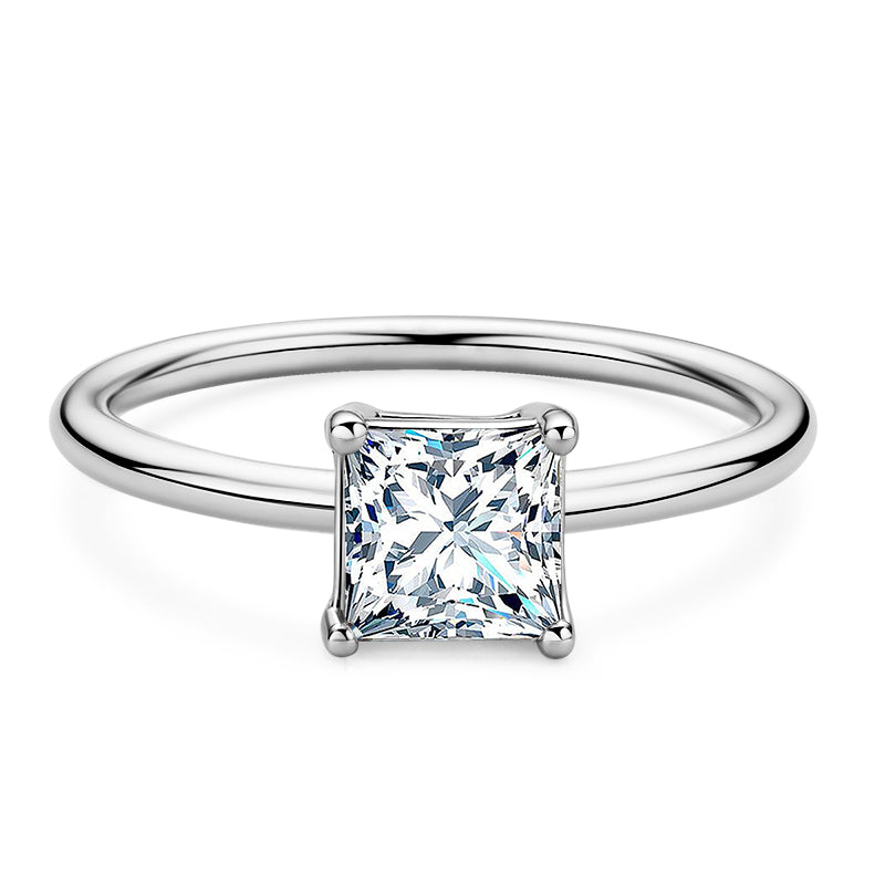 Polaris Princess Moissanite Ring