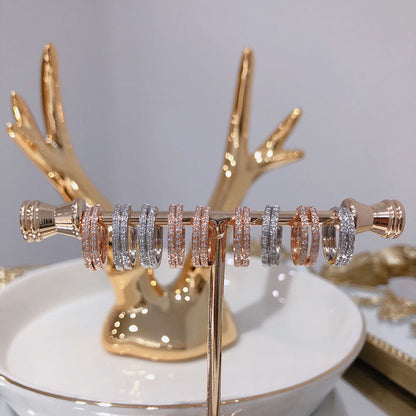 Polaris Diamond Hoop Earrings