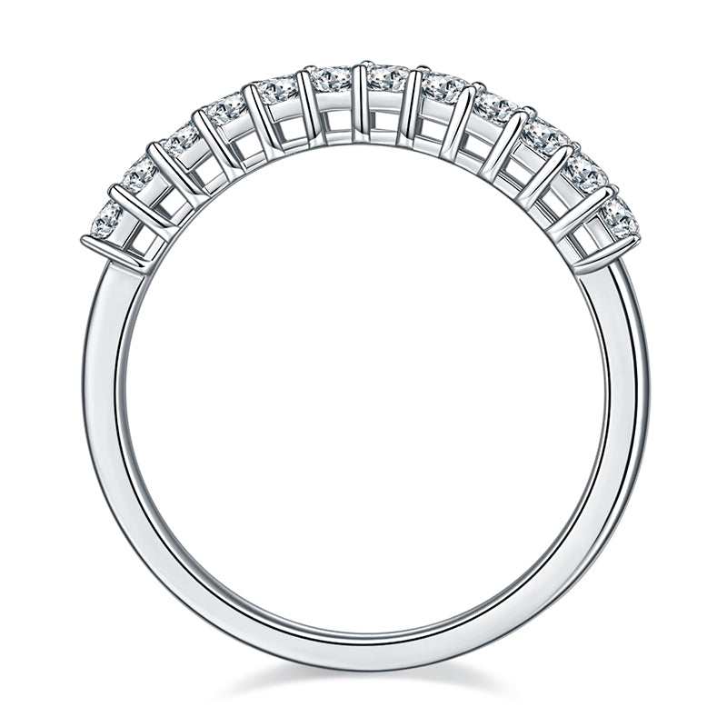 Meridian Princess Cut Moissanite Ring
