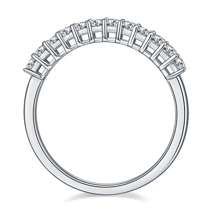 Meridian Princess Cut Moissanite Ring