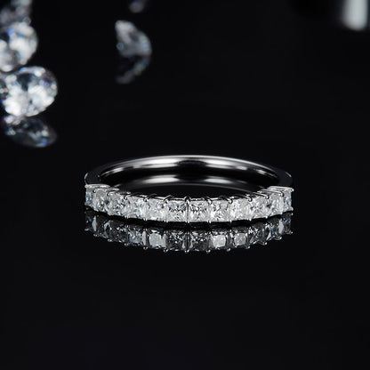 Meridian Princess Cut Moissanite Ring