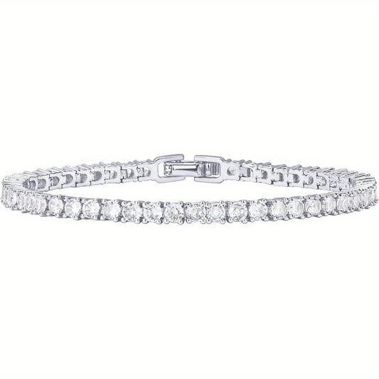 Arcana™ 3mm Classic Tennis Bracelet – 925 Sterling Silver