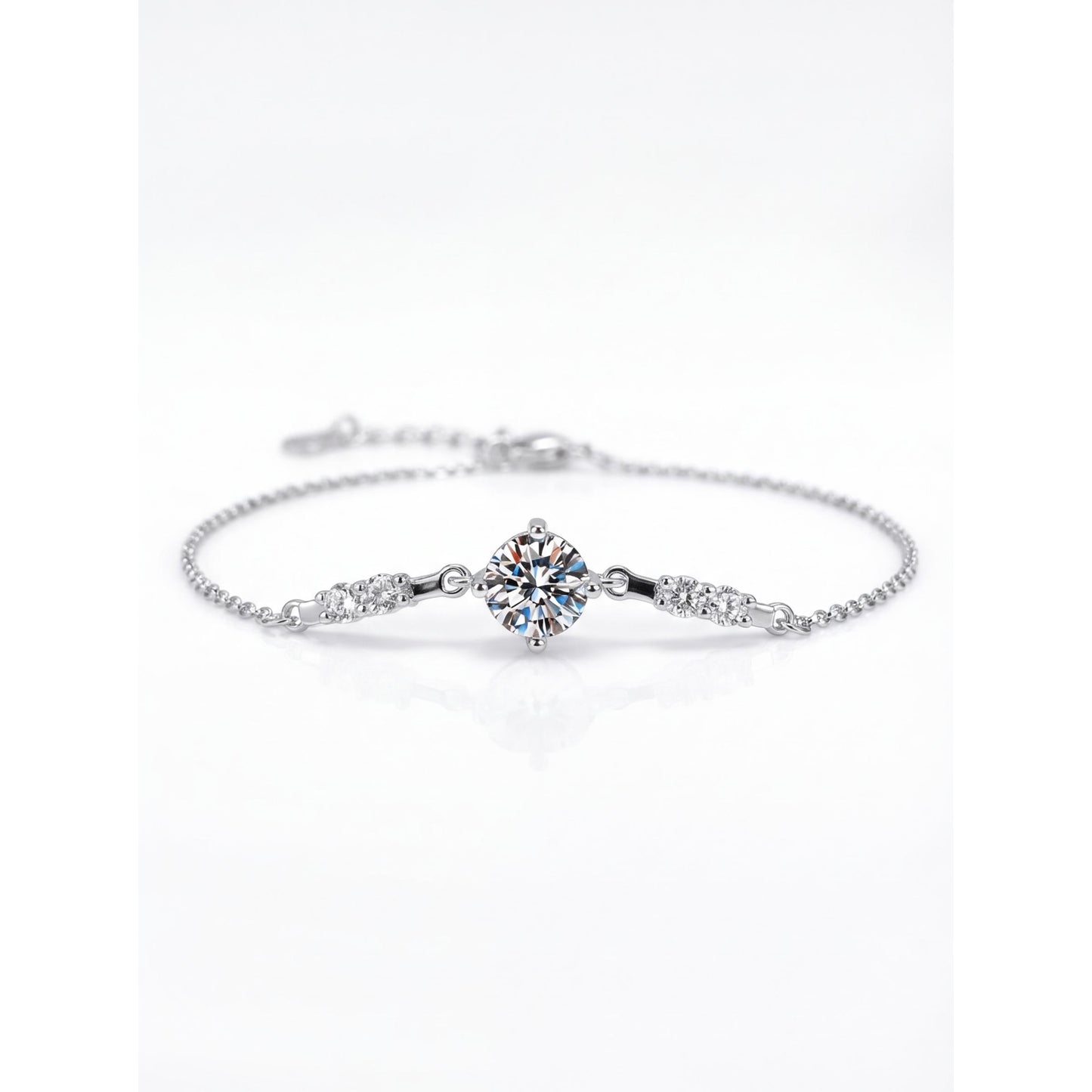 Arcana™ Elegant Basic 1CT Bracelet – 925 Sterling Silver