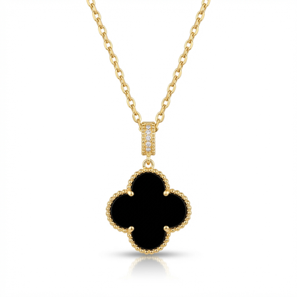 Aura Clover Inlay Necklace
